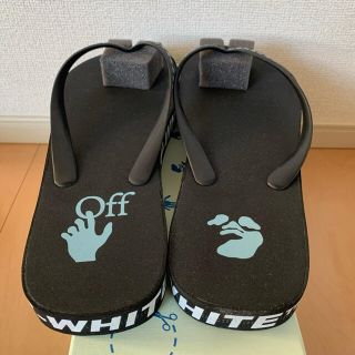 OFF-WHITE - 44 オフホワイト ビーチ サンダル OFF WHITE ロゴの通販