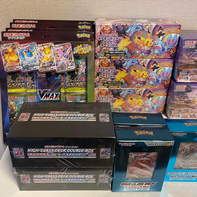 ポケモンカード　BOXまとめ売り　シャイニースターv/ダブルブレイズ