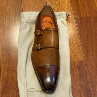 サントーニ(Santoni)の【50%OFF】サントーニ ダブルモンクストラップ イタリア製 ブラウン(ドレス/ビジネス)