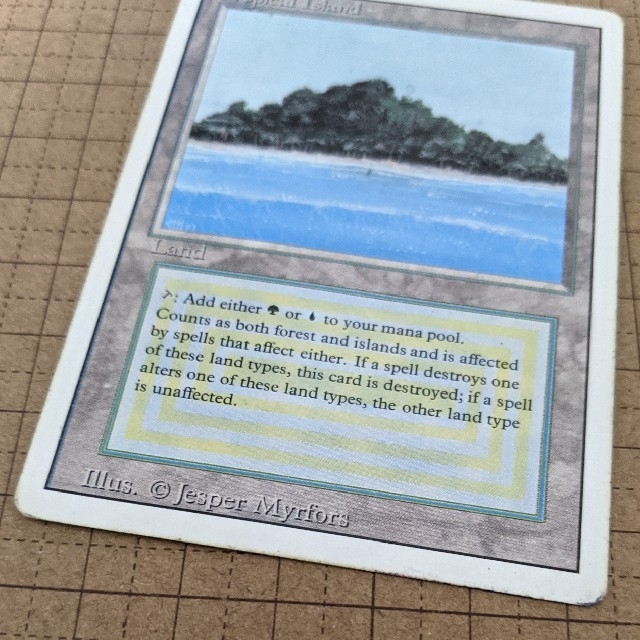 マジック：ザ・ギャザリング(マジックザギャザリング)のマジック・ザ・ギャザリング Tropical Island デュアラン エンタメ/ホビーのトレーディングカード(シングルカード)の商品写真