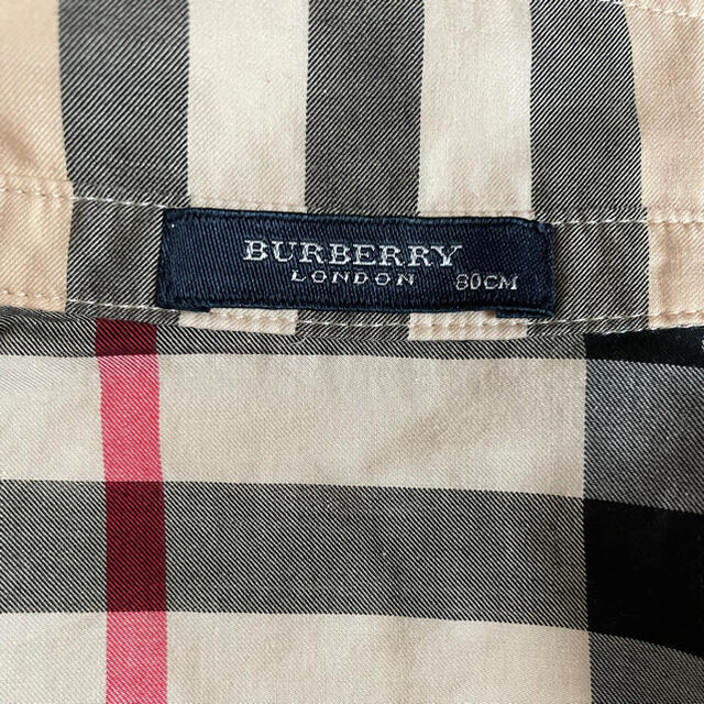 BURBERRY(バーバリー)のBURBERRY バーバリー　チェックシャツ キッズ/ベビー/マタニティのベビー服(~85cm)(シャツ/カットソー)の商品写真