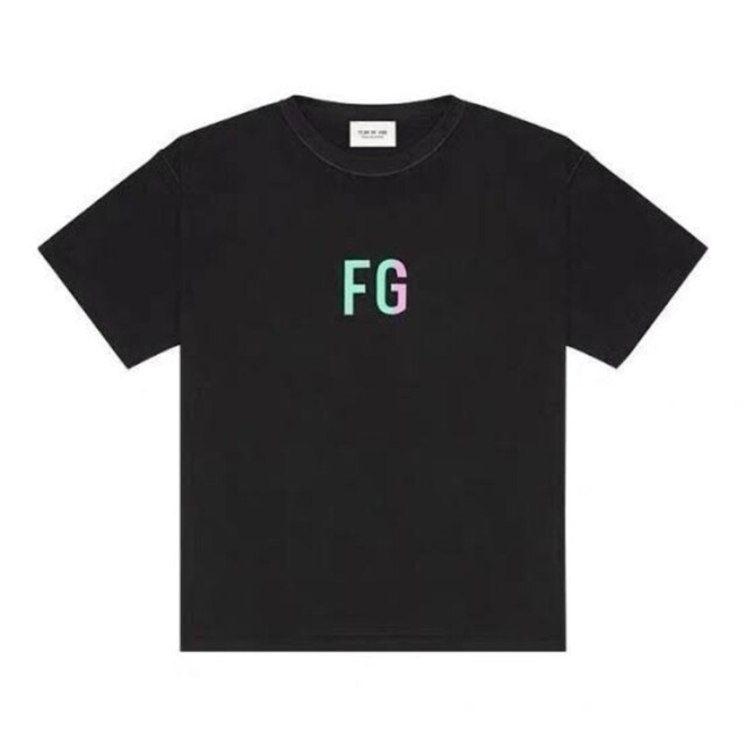 新品☆フィアーオブゴッド 6th FG リフレクターロゴプリントTシャツ
