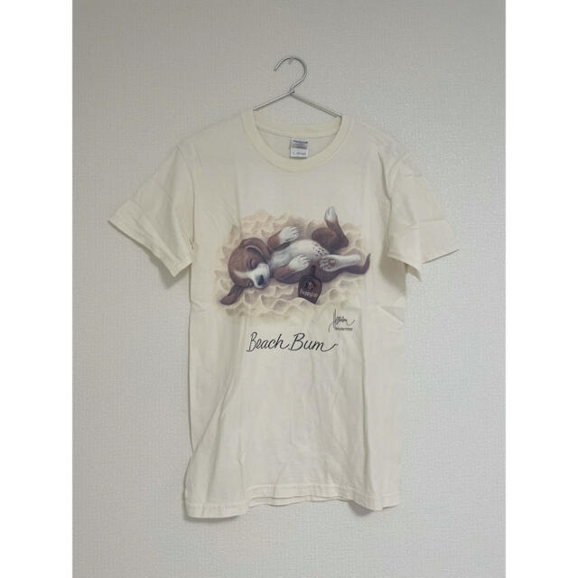 Santa Monica(サンタモニカ)の古着 犬プリントT レディースのトップス(Tシャツ(半袖/袖なし))の商品写真