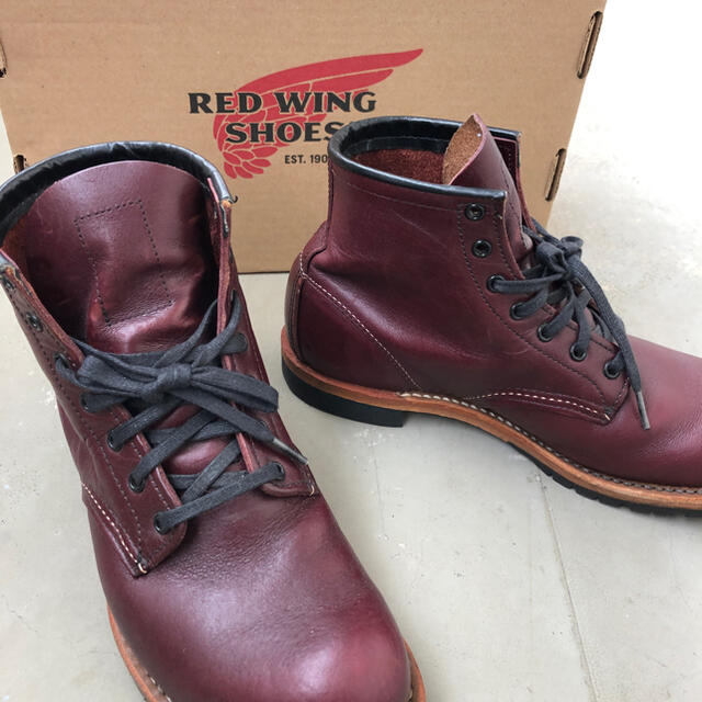 ブーツRED WING 9011ベックマン、ブラックチェリー