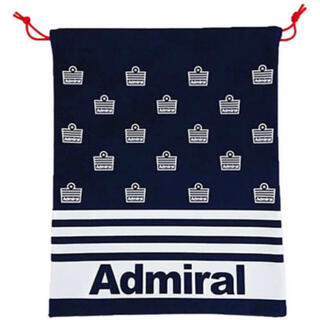 アドミラル(Admiral)のアドミラル ゴルフ ロゴプリント ADMZ0ST9 マルチ巾着袋 シューズケース(シューズ)