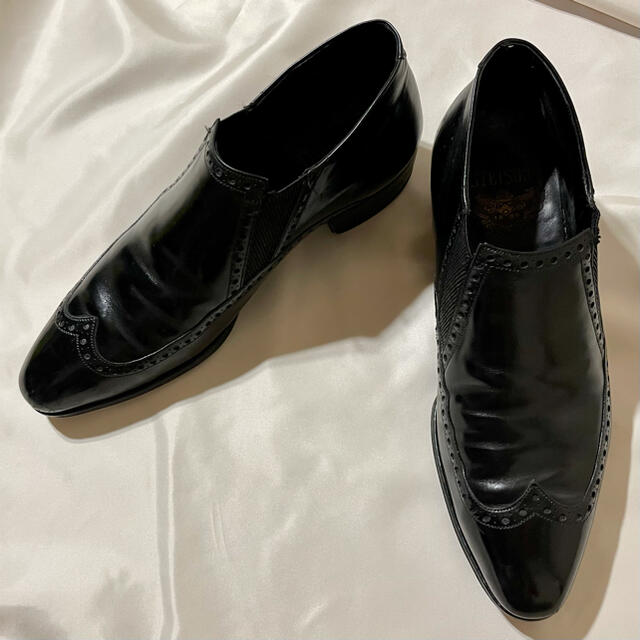 vintage STETSON スリッポン ウイングチップ メンズの靴/シューズ(スリッポン/モカシン)の商品写真
