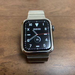 アップルウォッチ(Apple Watch)のApple Watch series5 44mm GPS スペースグレー(腕時計(デジタル))