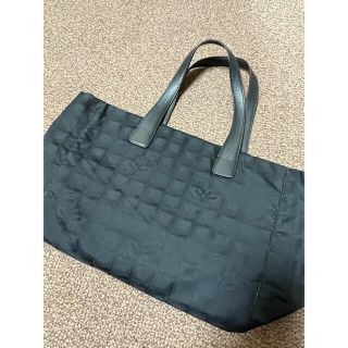 シャネル(CHANEL)のあこちゃん様専用★美品★シャネル トラベルライン トート 黒(トートバッグ)