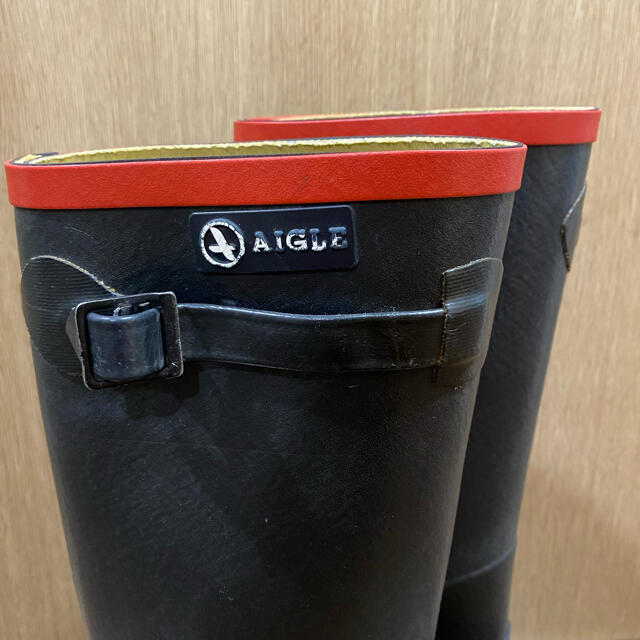 AIGLE(エーグル)のレインブーツ エーグル ネイビー 22.5〜23センチ相当 レディースの靴/シューズ(レインブーツ/長靴)の商品写真