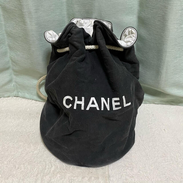 CHANEL  巾着　リュック　プールバック　正規品ショルダーバッグ