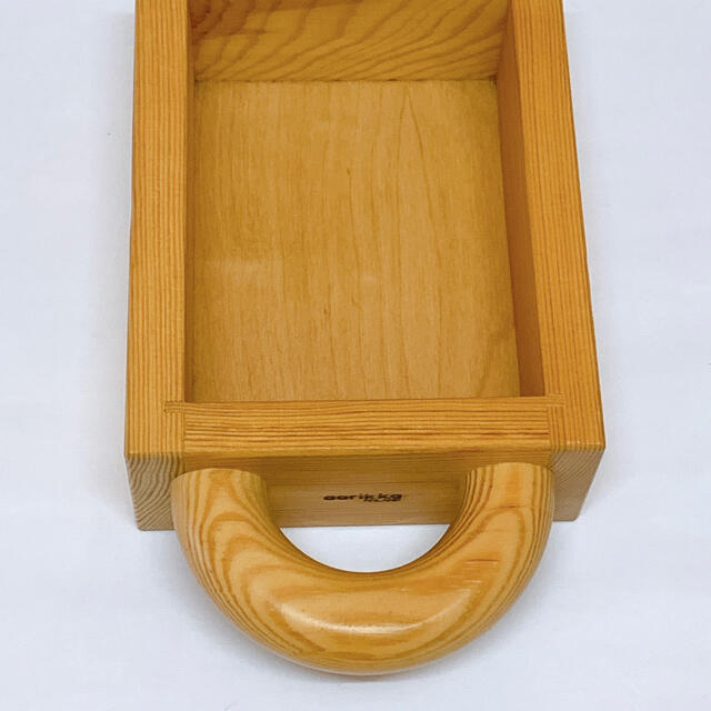 アーリッカ木製(パイン＝松)、小型トレイ片手付 : ヴィンテージ