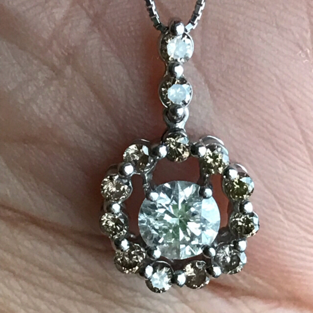 おすすめ、ダイヤモンドネックレス　1.08 レディースのアクセサリー(ネックレス)の商品写真
