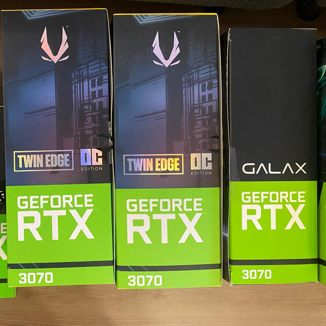 新しいコレクション RTX 3枚　183mh/s 3070 PCパーツ
