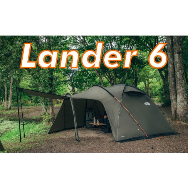 新品 ノースフェイス ランダー6 Lander 6 フットプリントスポーツ/アウトドア