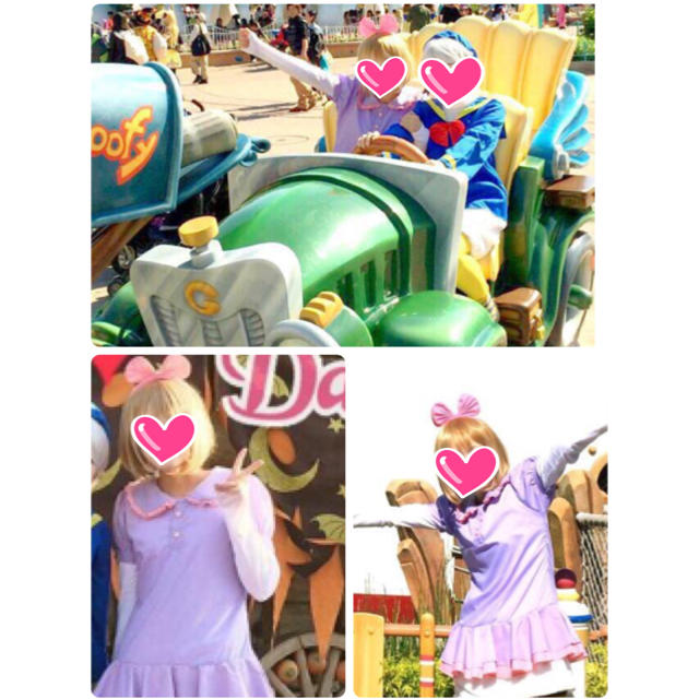 Disney(ディズニー)のデイジー 衣装(ウィッグ付き！) エンタメ/ホビーのコスプレ(衣装一式)の商品写真