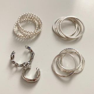 ザラ(ZARA)の[新品][ブランド名不明]リング イヤーカフ 13点SET 指輪 イヤカフ 人気(リング(指輪))