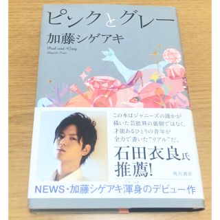 ジャニーズ(Johnny's)のピンクとグレー　/ 加藤シゲアキ(文学/小説)