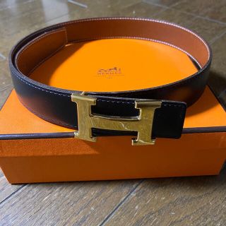 エルメス(Hermes)のエルメス　HERMES ベルト　リバーシブル　ブラック　ブラウン(ベルト)