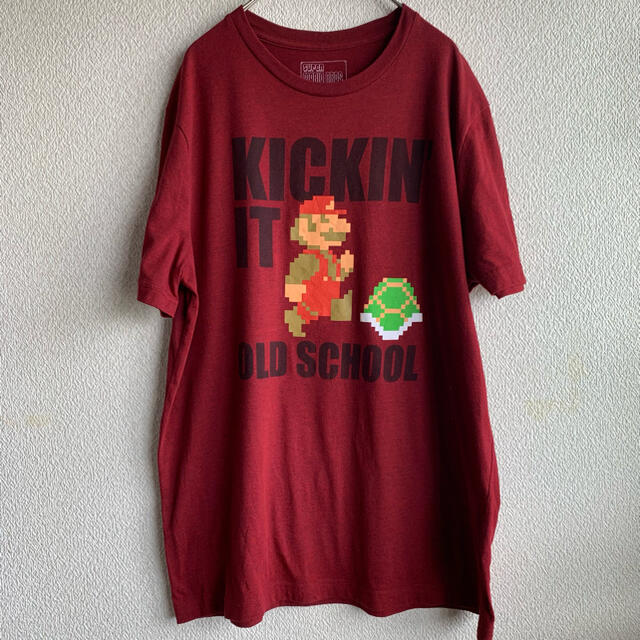 古着 オールドスクール マリオ Tシャツ XL メンズのトップス(Tシャツ/カットソー(半袖/袖なし))の商品写真