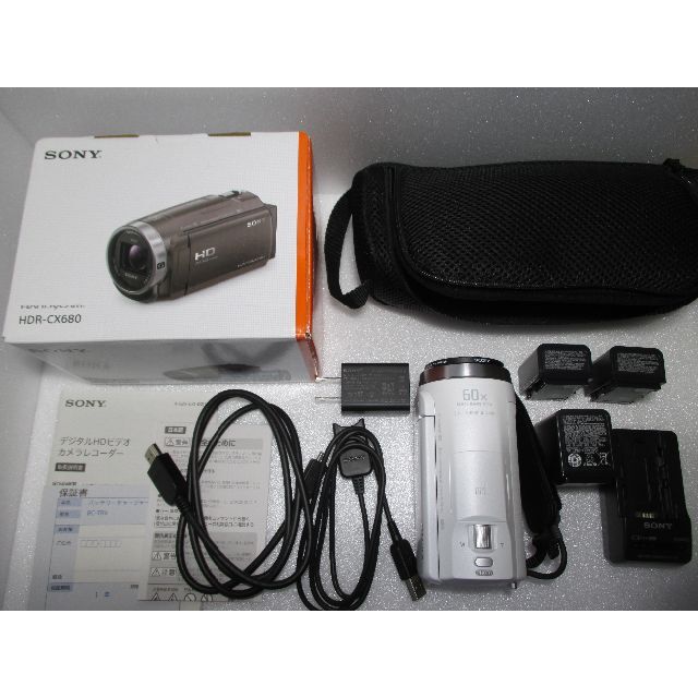 【商談中】SONY　HANDYCAM　ビデオカメラ　HDR-CX680(W)