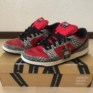 ナイキ(NIKE)のNike dunk low sb supreme us8.5 (スニーカー)