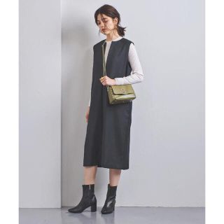 ユナイテッドアローズ(UNITED ARROWS)のねぎ様専用☆アローズ別注サクラSACRAオーバーワンピースジャンパースカート新品(ロングワンピース/マキシワンピース)