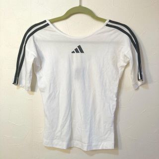 アディダス(adidas)の【adidas】アディダス　バックオープン　Tシャツ　M(その他)