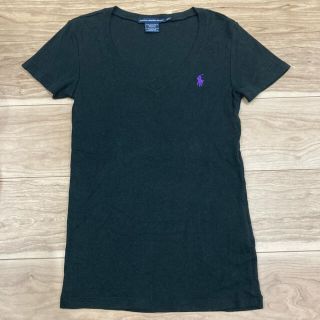 ラルフローレン(Ralph Lauren)の❁RalphLauren SPORT  Vネック Tシャツ ブラック❁(Tシャツ(半袖/袖なし))