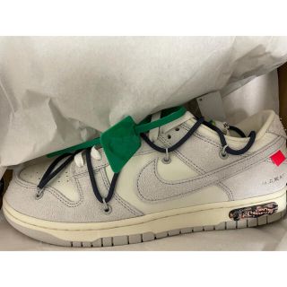 ナイキ(NIKE)のダンクlow ×オフホワイト　(スニーカー)