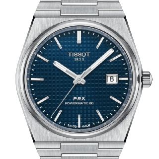 ティソ(TISSOT)のTISSOT PRX POWERMATIC 80 ブルー　新品　未使用(腕時計(アナログ))