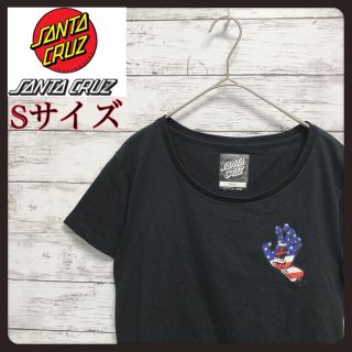 スラッシャー(THRASHER)の【SANTA CRUZ】アメリカ国旗柄　プリントTシャツ(Tシャツ/カットソー(半袖/袖なし))