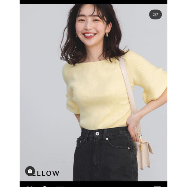 ZARA(ザラ)の値下美品【Basementonlineイエローカットソー】ベースメントオンライン レディースのトップス(カットソー(半袖/袖なし))の商品写真