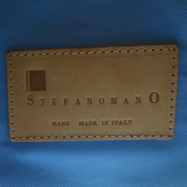 Stefano manO(ステファノマーノ)のステファノマーノ メンズトートバッグ ネイビー×ホワイト メンズのバッグ(トートバッグ)の商品写真