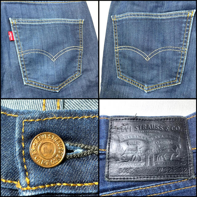 Levi's(リーバイス)のLevi's リーバイス 508 スリムストレートストレッチ W32 86cm メンズのパンツ(デニム/ジーンズ)の商品写真