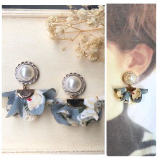 513. タッセルピアス　タッセルイヤリング　パールピアス　パールイヤリング(ピアス)