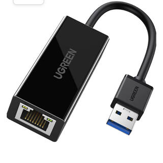 UGREEN USB 3.0 TO RJ45 LAN変換アダプター　ブラック(PC周辺機器)