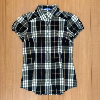 バーバリーブルーレーベル(BURBERRY BLUE LABEL)のBURBERRY BLUE LABEL 半袖ブラウス size 36(シャツ/ブラウス(半袖/袖なし))