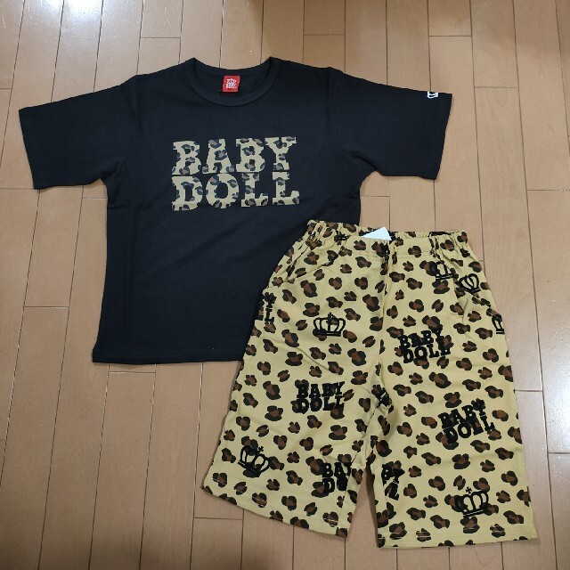 BABYDOLL(ベビードール)のベビードール　★新品★　Tシャツ＋ハーフパンツ　セットアップ　140 キッズ/ベビー/マタニティのキッズ服男の子用(90cm~)(Tシャツ/カットソー)の商品写真