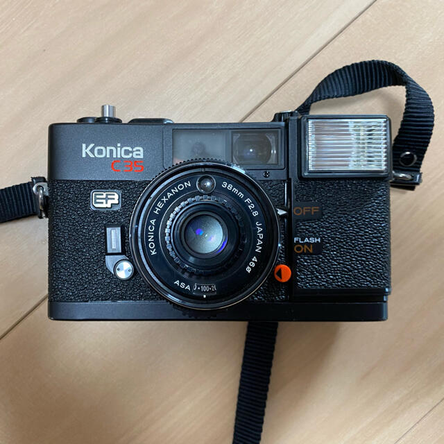 カメラKonica C35 EF フィルムカメラ【作例あり】