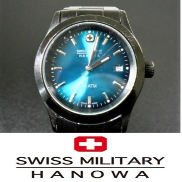 SWISS MILITARY(スイスミリタリー)の【稼働品】SWISS MILITARY　HANOWA メンズの時計(腕時計(アナログ))の商品写真