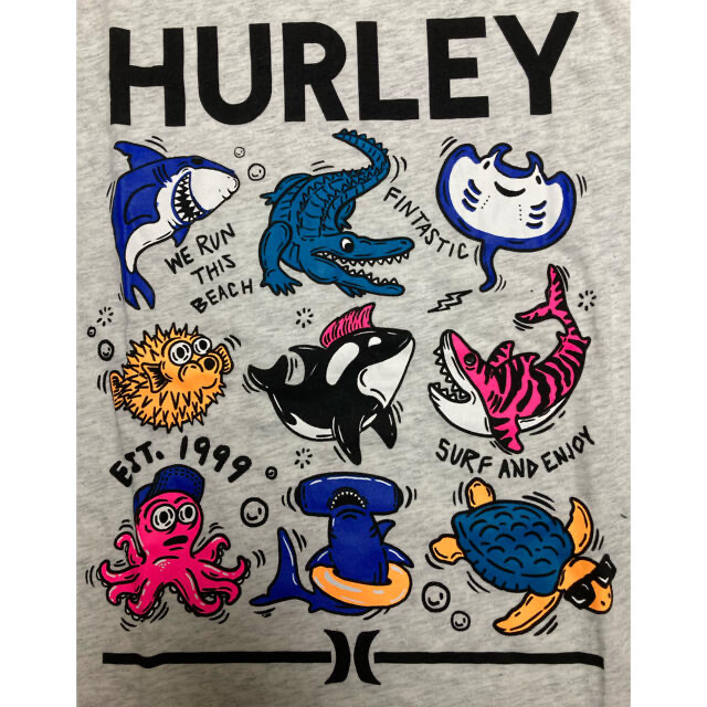 Hurley(ハーレー)のHurley ハーレー ハーレイ 子供 kids Tシャツ 半袖 海外限定 M キッズ/ベビー/マタニティのキッズ服男の子用(90cm~)(Tシャツ/カットソー)の商品写真