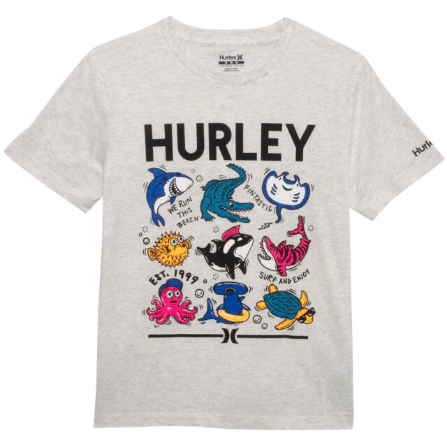 Hurley(ハーレー)のHurley ハーレー ハーレイ 子供 kids Tシャツ 半袖 海外限定 M キッズ/ベビー/マタニティのキッズ服男の子用(90cm~)(Tシャツ/カットソー)の商品写真