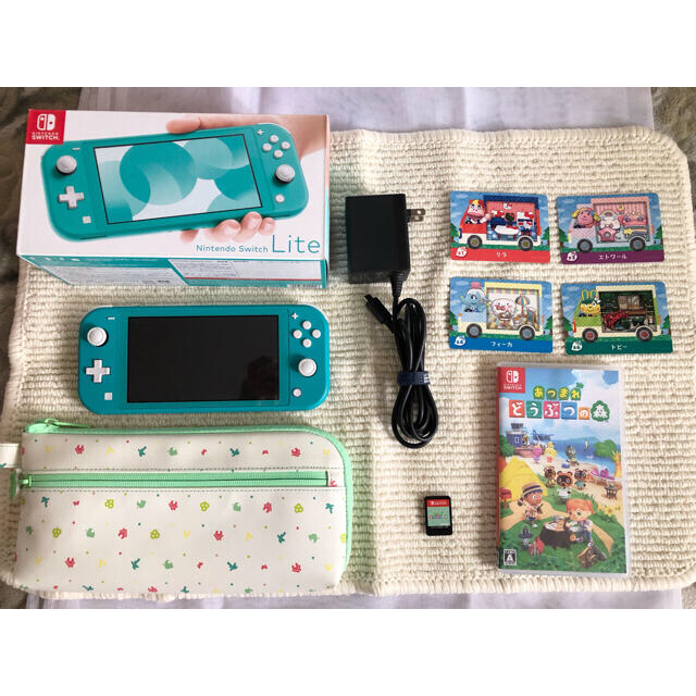 Nintendo Switch  Lite ターコイズ　あつ森セット