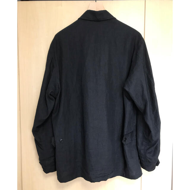 COMOLI(コモリ)のcomoli 20ss リネン B.D.U ジャケット black サイズ2 メンズのジャケット/アウター(ミリタリージャケット)の商品写真