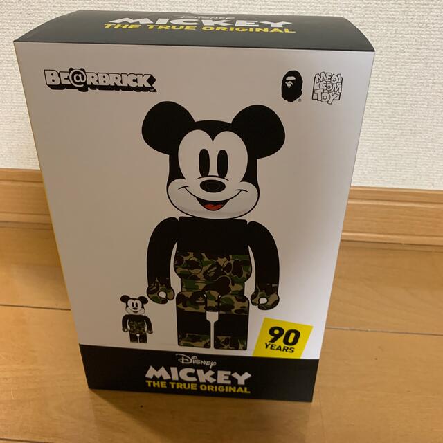 BE@RBRICK BAPE MICKEY MOUSE 100%&400%フィギュア