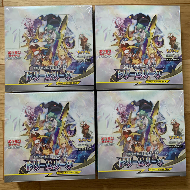 ネット買取 ポケモンカードゲーム サンu0026ムーン 強化拡張パック ドリームリーグ 4box 純正直販店 Scintl Ca
