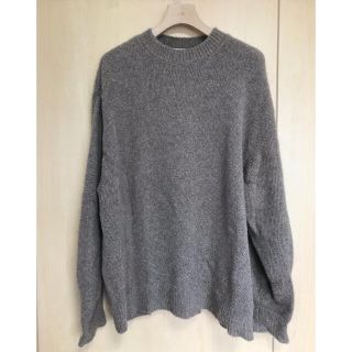 コモリ(COMOLI)のcomoli 20aw カシミヤクルーネックニット CASHMERE サイズ3(ニット/セーター)