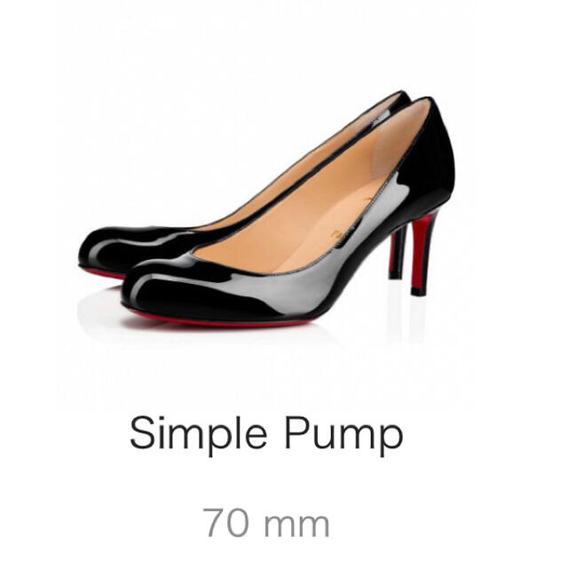 Christian Louboutin(クリスチャンルブタン)のクリスチャンルブタン　パンプス　Simple Pump  BLACK 70 レディースの靴/シューズ(ハイヒール/パンプス)の商品写真