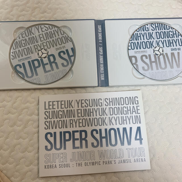 SUPER JUNIOR(スーパージュニア)のSUPER SHOW4 SUPER JUNIOR WORLD TOUR エンタメ/ホビーのDVD/ブルーレイ(ミュージック)の商品写真