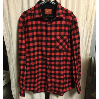 ユニクロ(UNIQLO)のユニクロ　厚手のネルシャツ　Lサイズ　中古(シャツ)